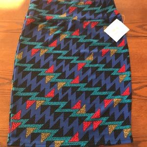 Large LuLaRoe Cassie Geometric Pencil ✏️ Skirt.